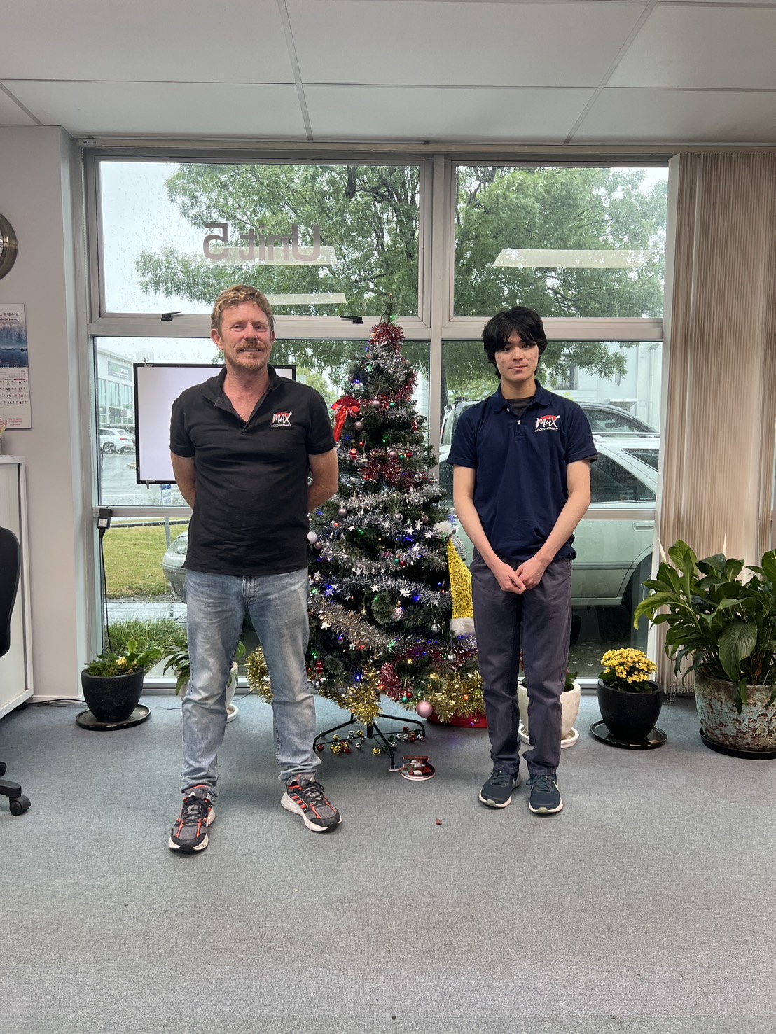 Christmas celebration photos -Craig and Andre